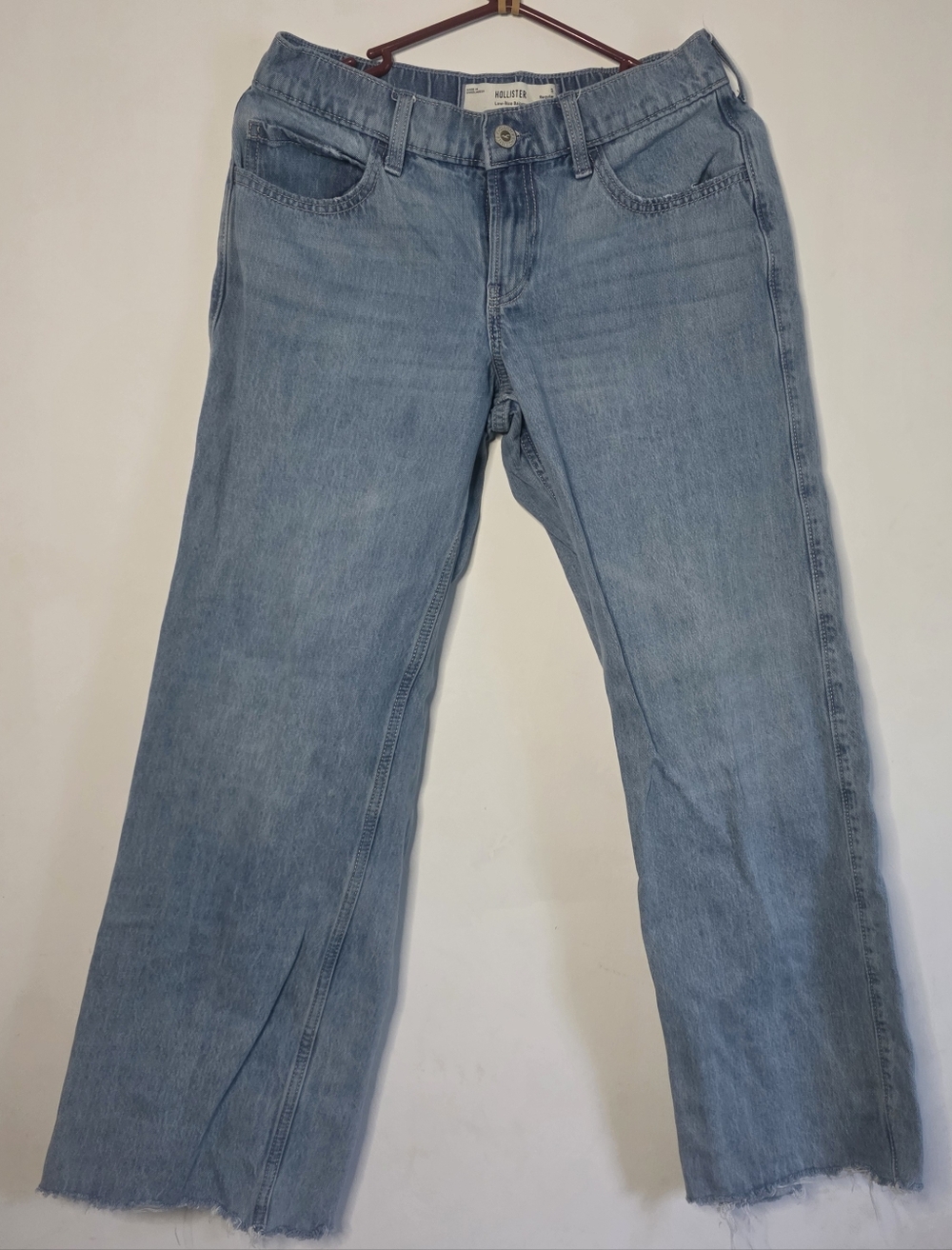 Hollister Men's Light Wash Straight Jeans
